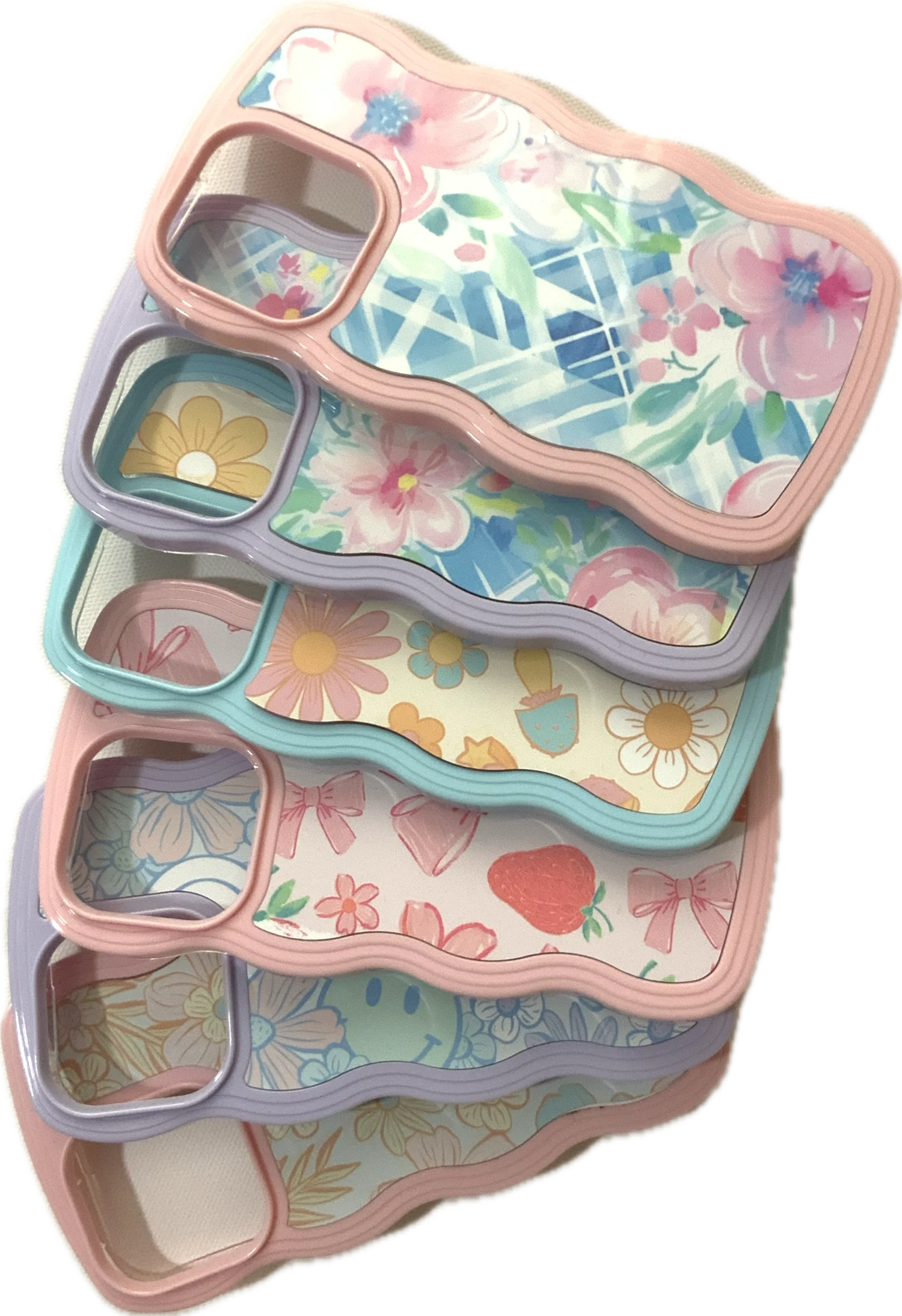 Pastel Wavy iPhone Case