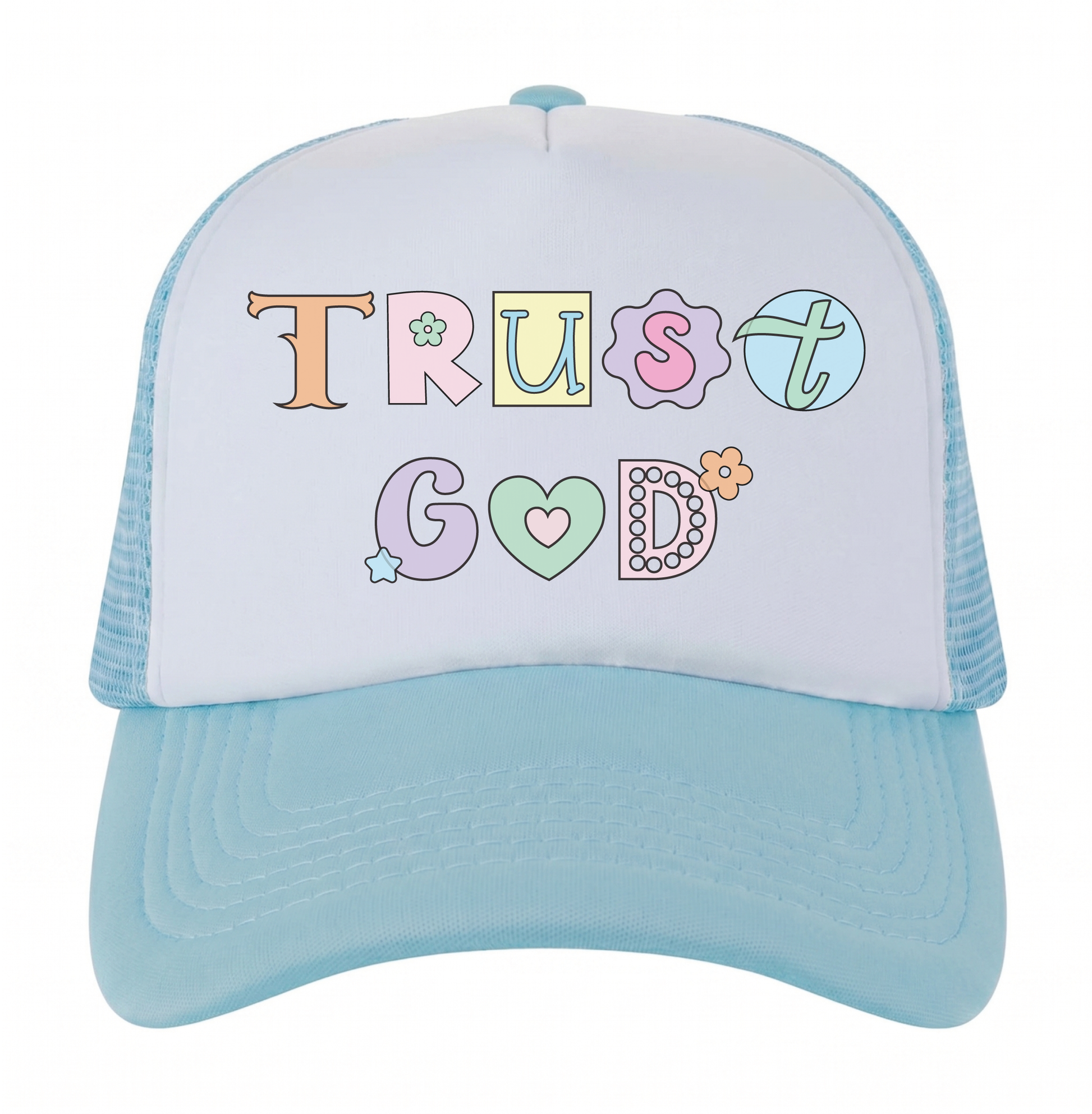 Preppy Christian Trucker Hat ￼