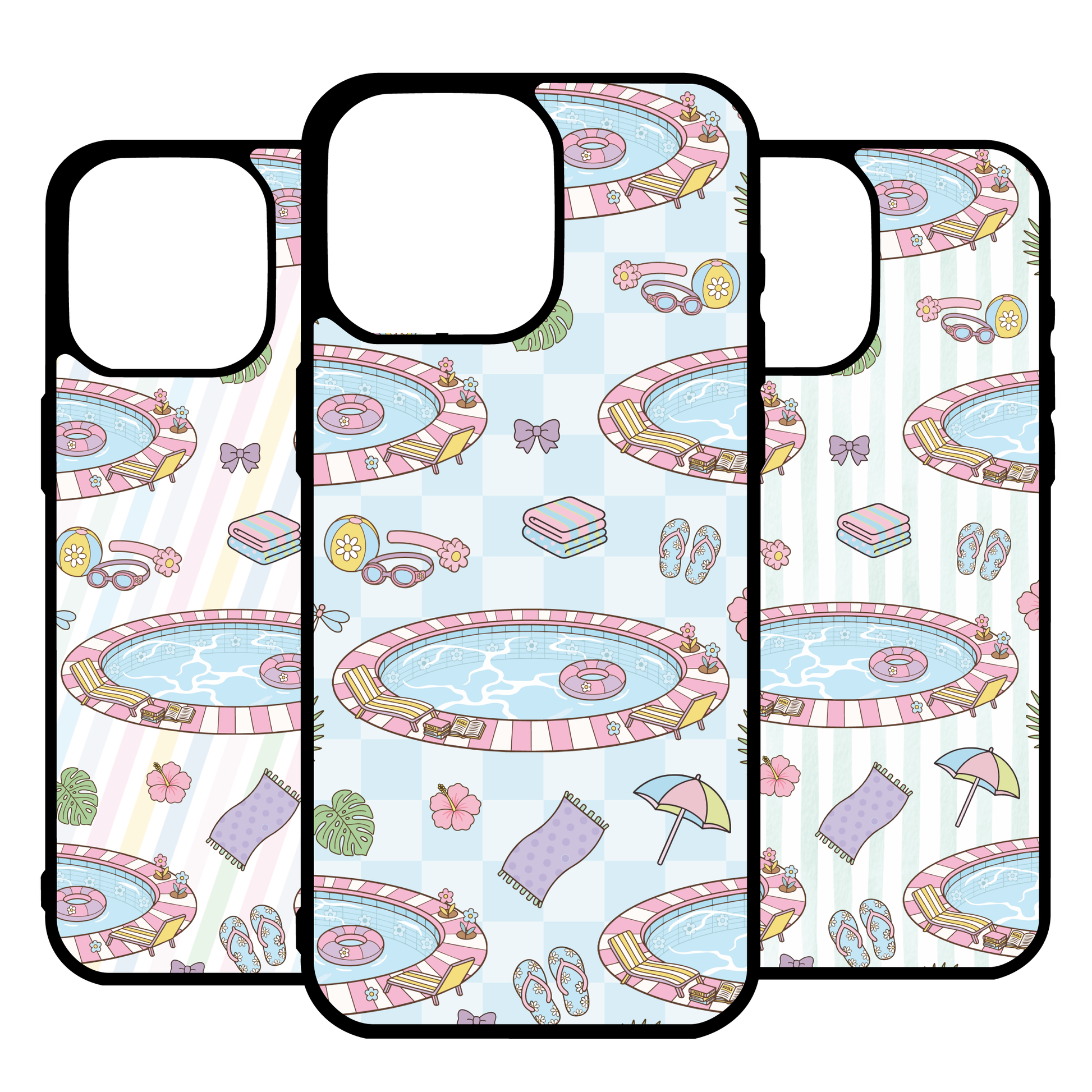 Summer Pool Girly Phone Cases- Mag Safe