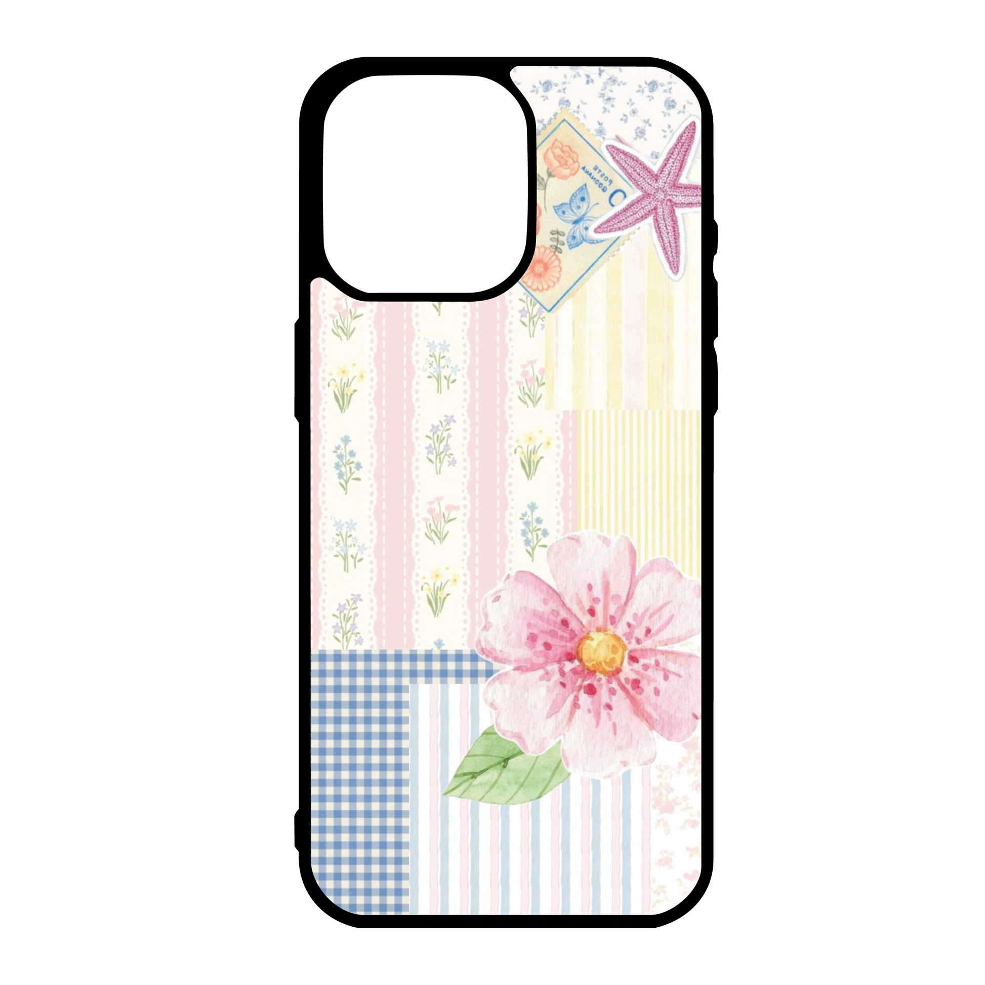 Floral Starfish Summer Collage Phone Case