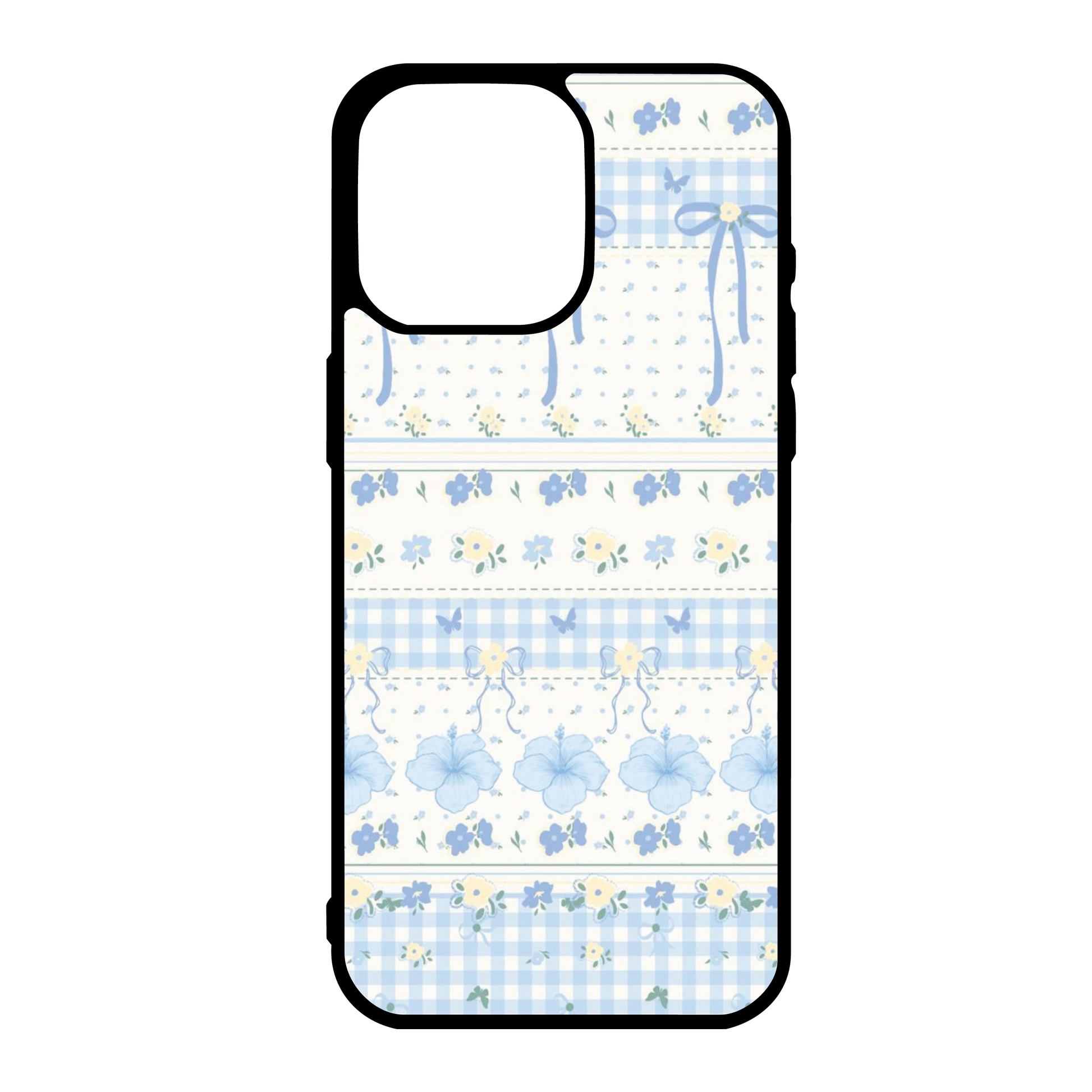 Blue Floral Shabby Summer Phone Case