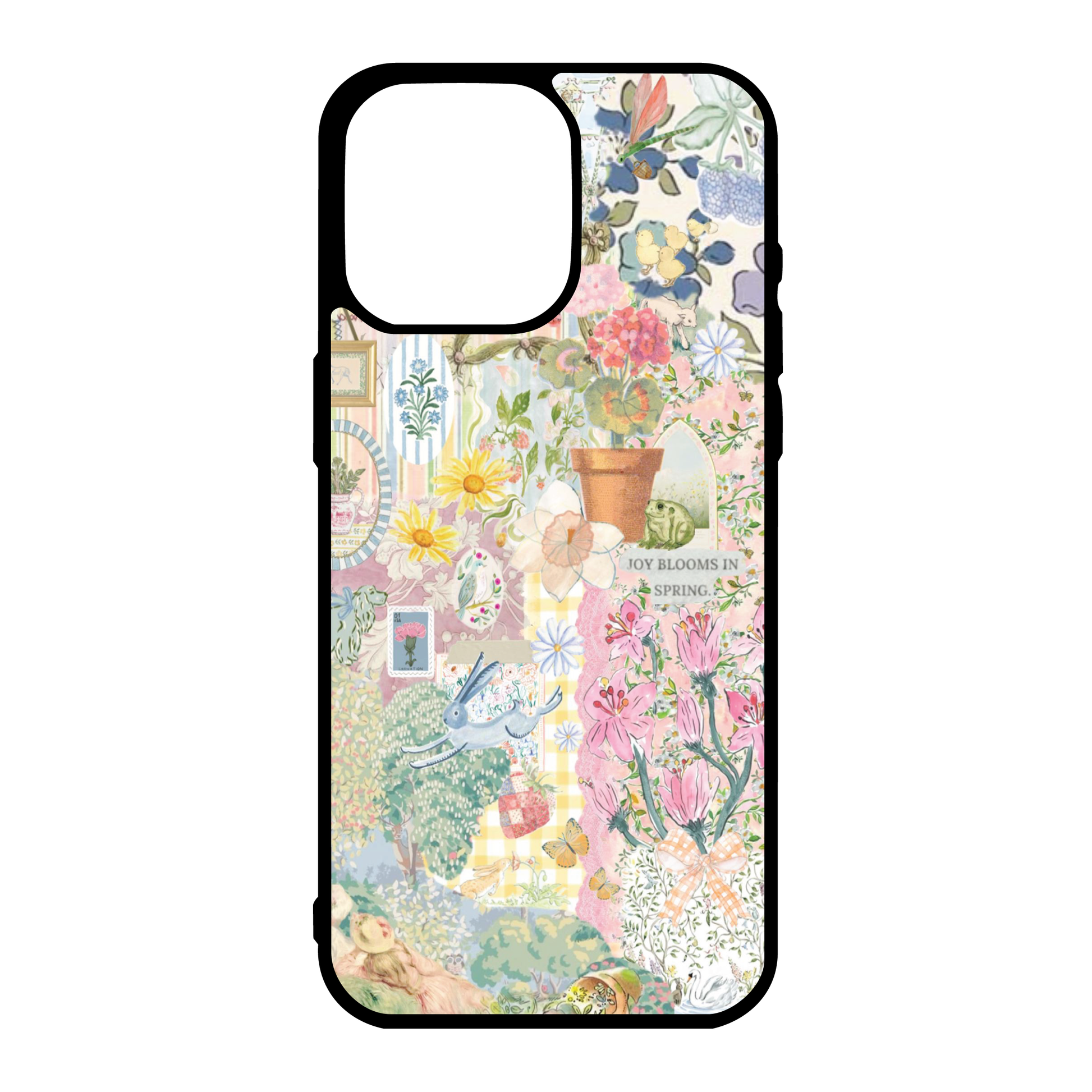 Summer Flower Pot Collage Phone Case