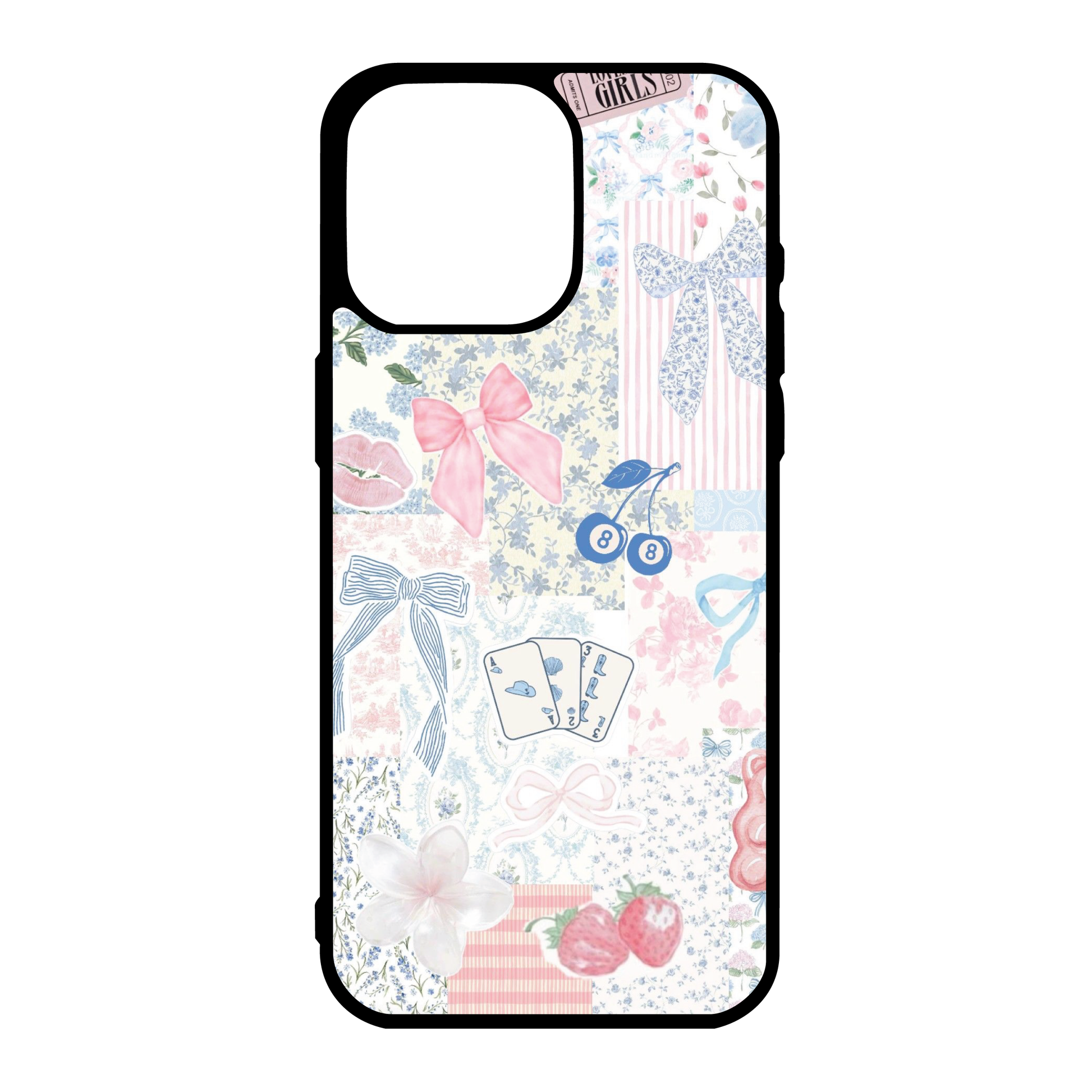 Coquette Western Cards Phone Case