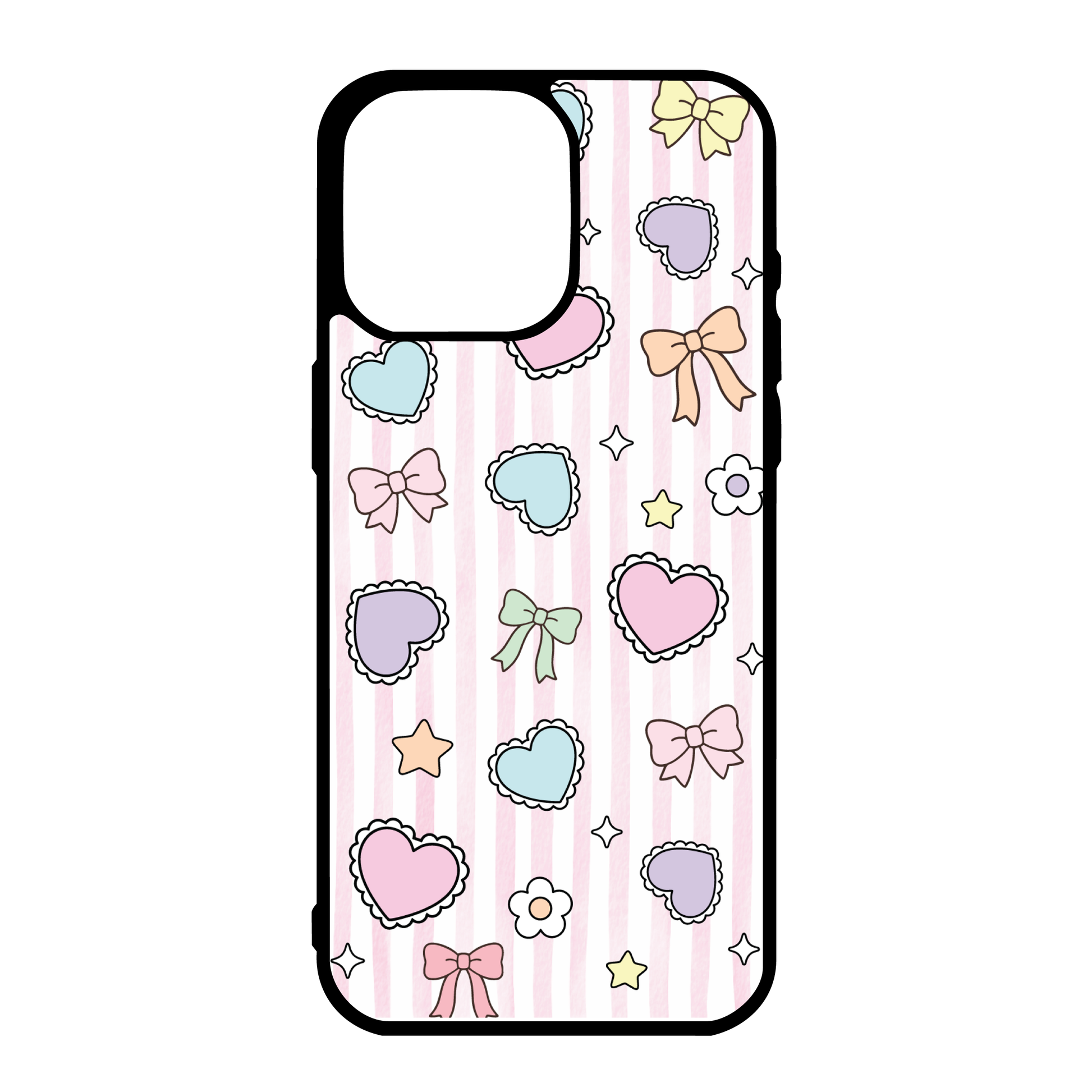 Coquette Hearts Phone Cases- Mag Safe
