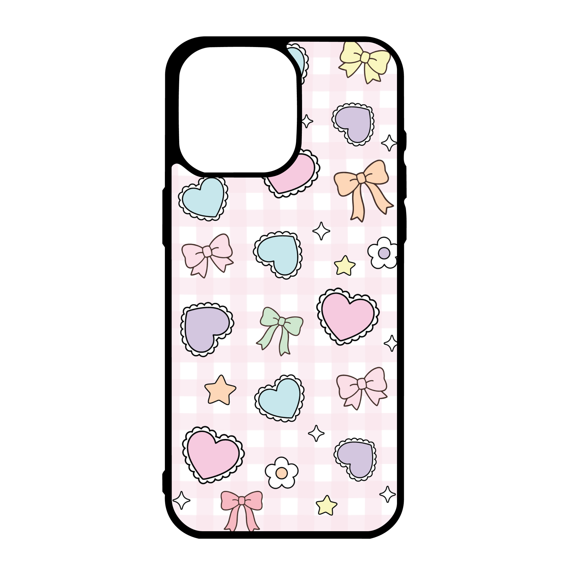 Coquette Hearts Phone Cases- Mag Safe