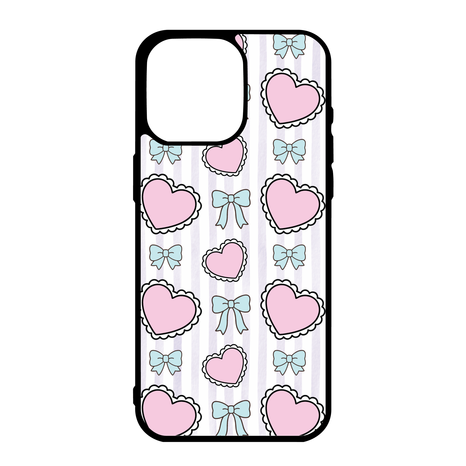 Coquette Hearts Phone Cases- Mag Safe