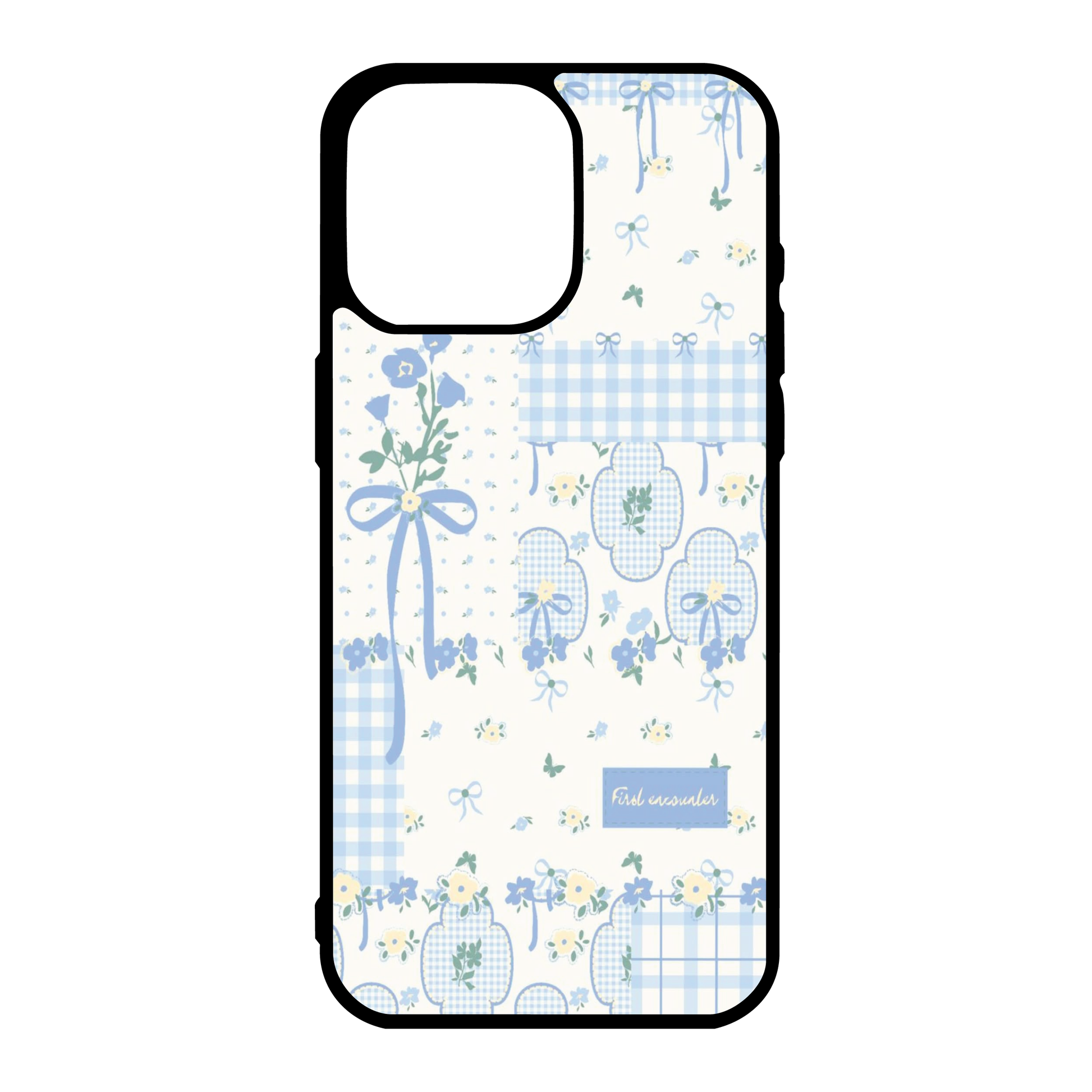 Blue Shabby Summer Collage Phone Case
