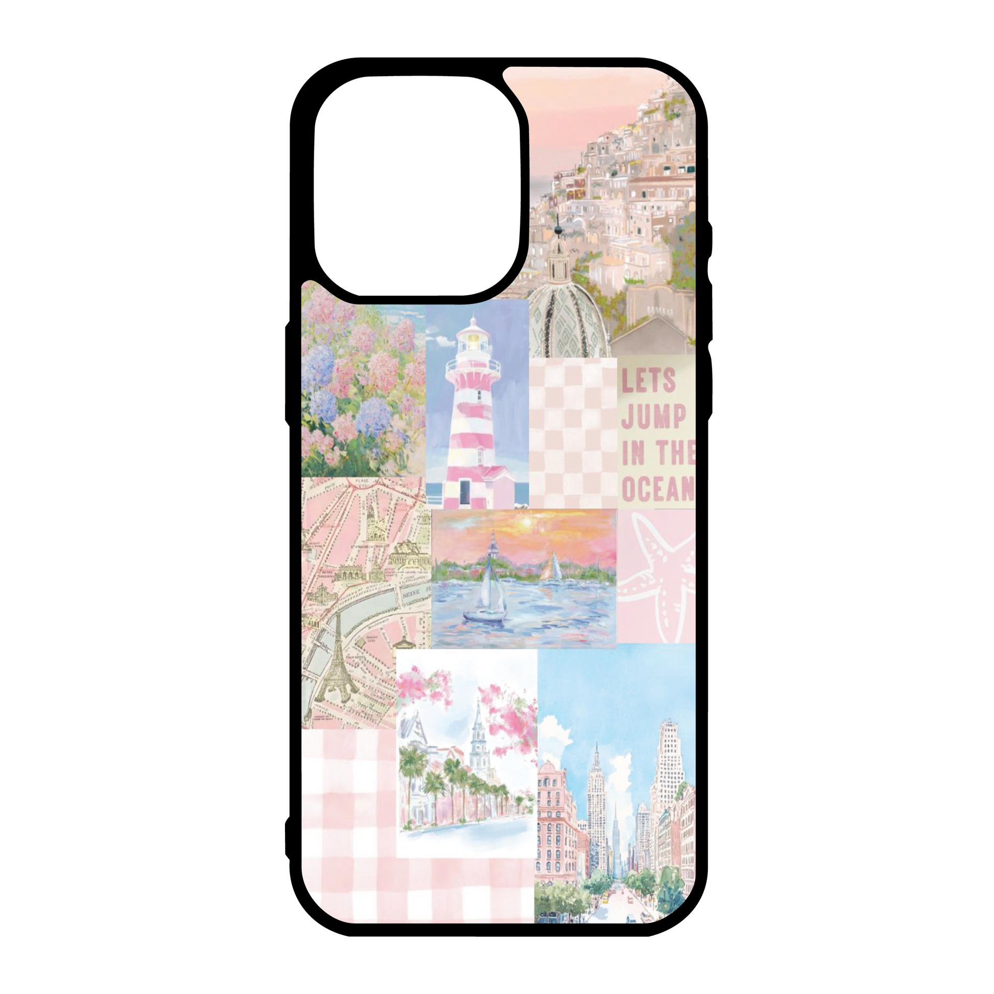 Euro Summer Floral Collage Phone Case