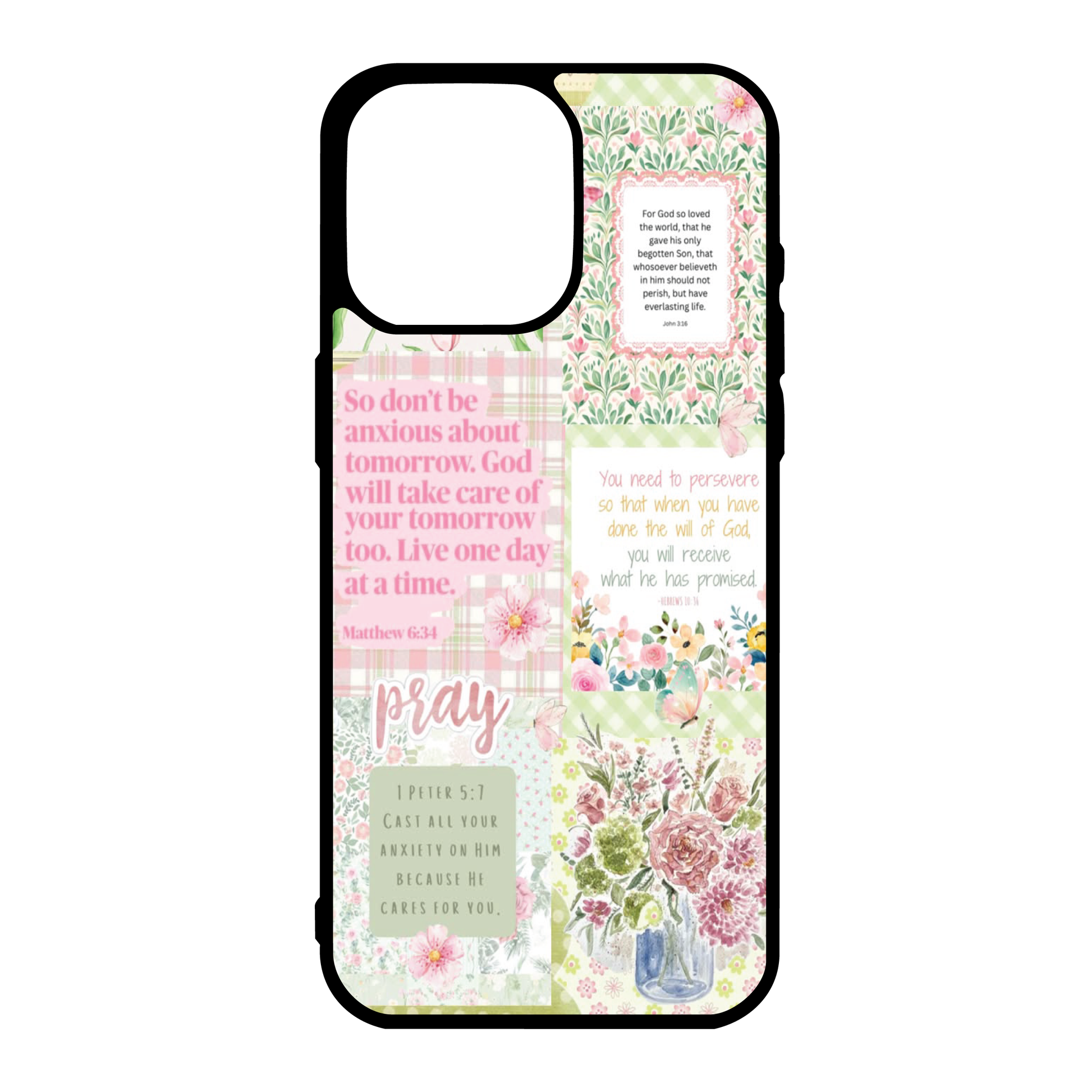 Summer Green Pray Floral Phone Case