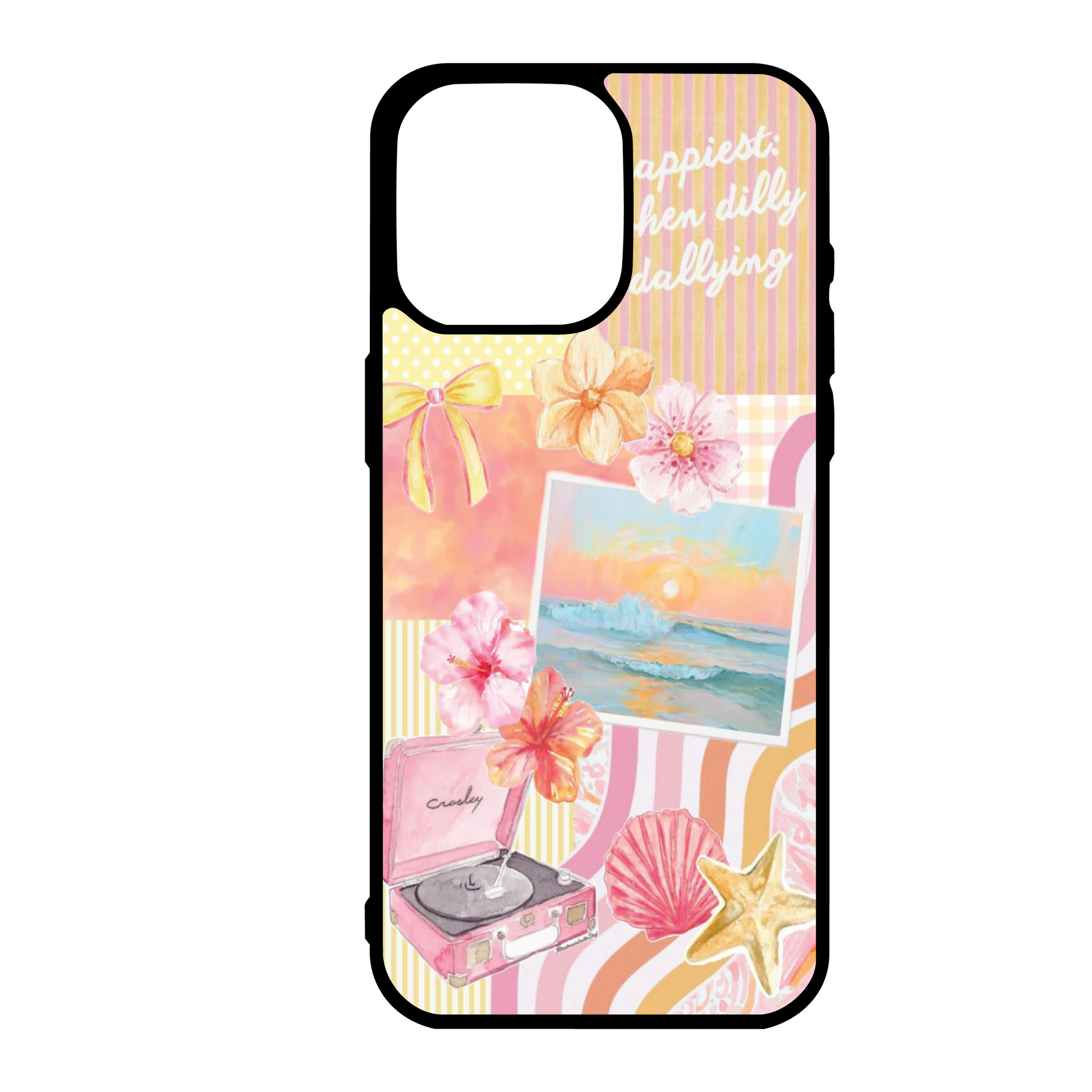 Peachy Summer Collage Phone Case