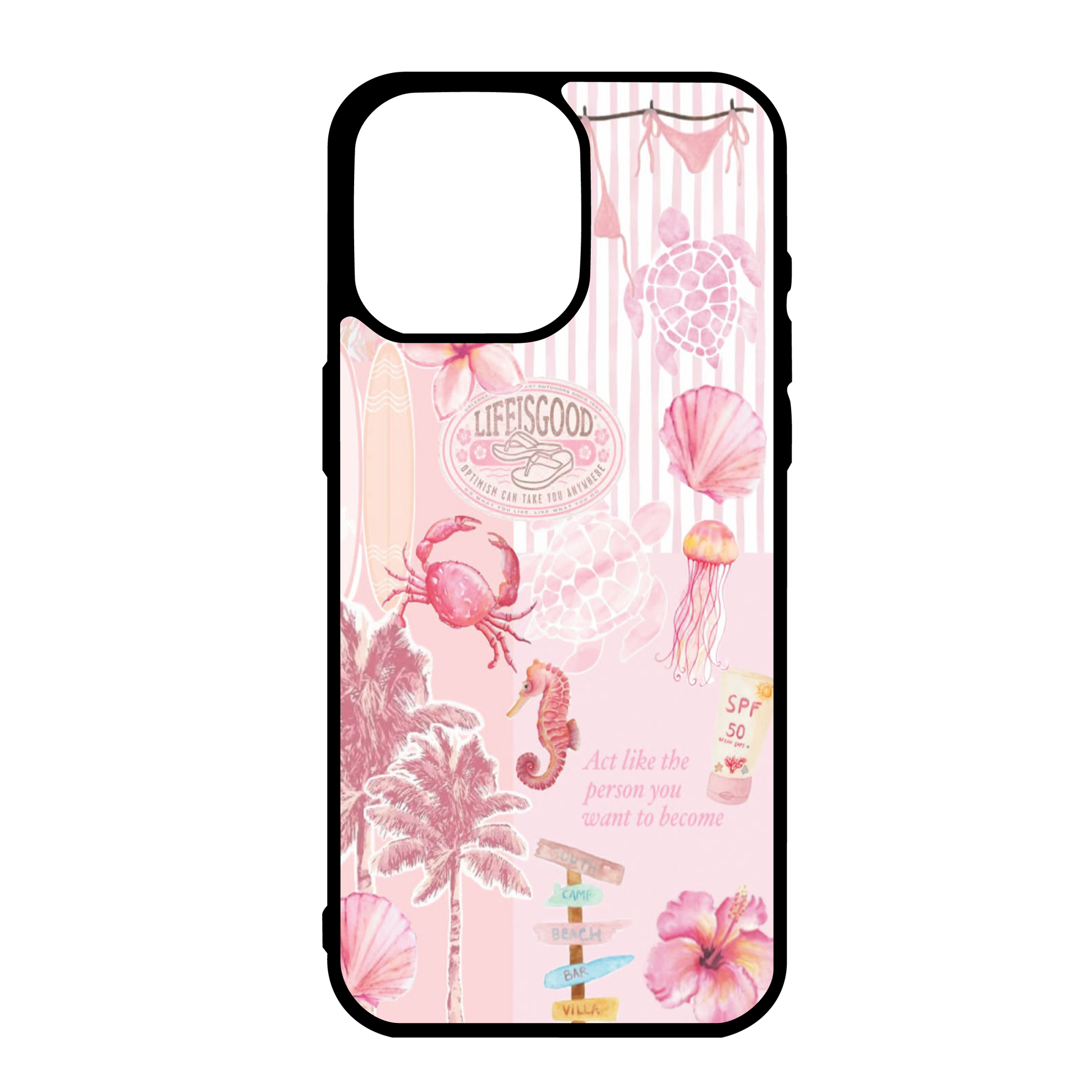Summer Crabby Pink Phone Case