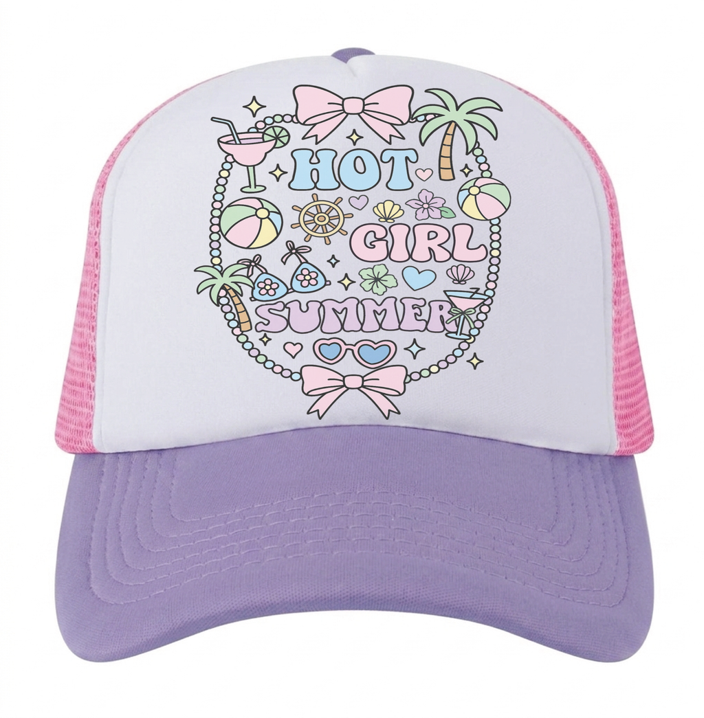 Nautical Summer Trucker Hats