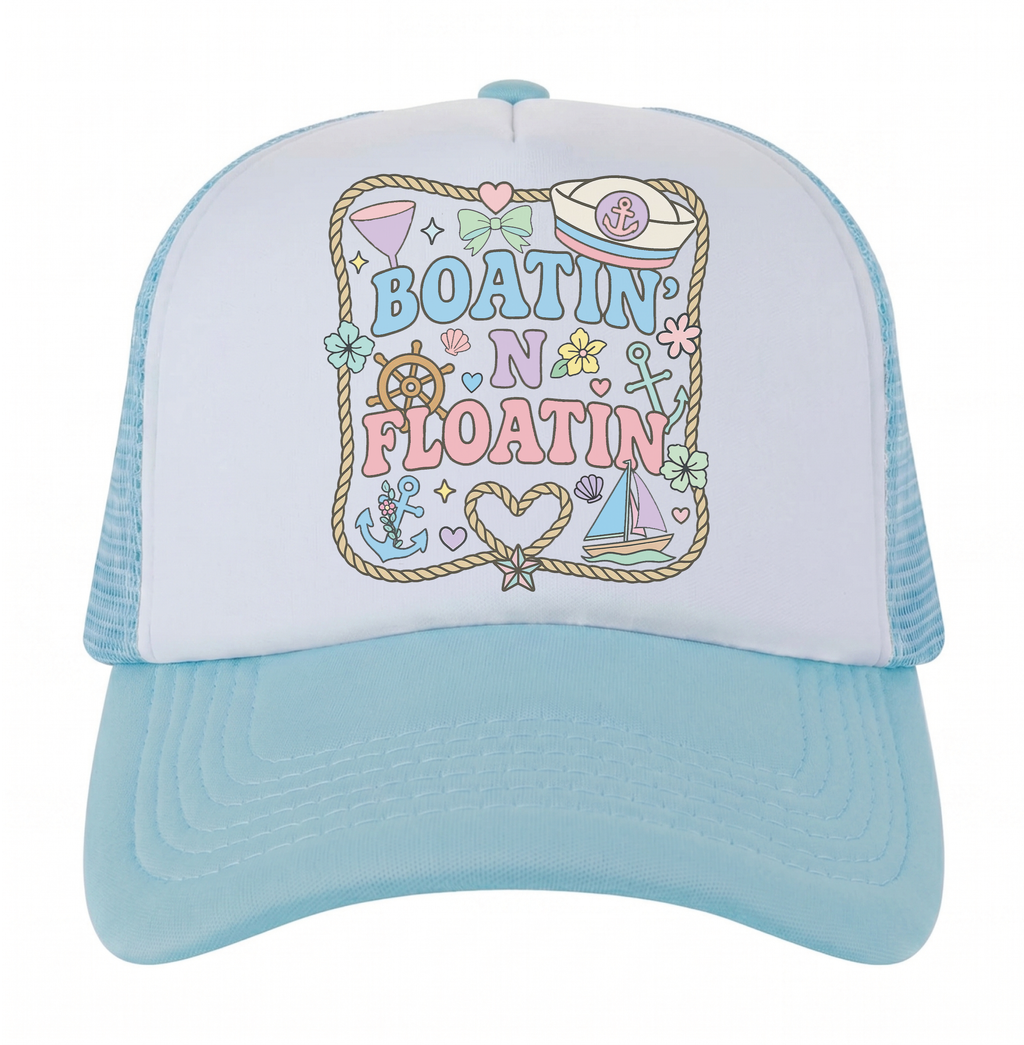 Nautical Summer Trucker Hats