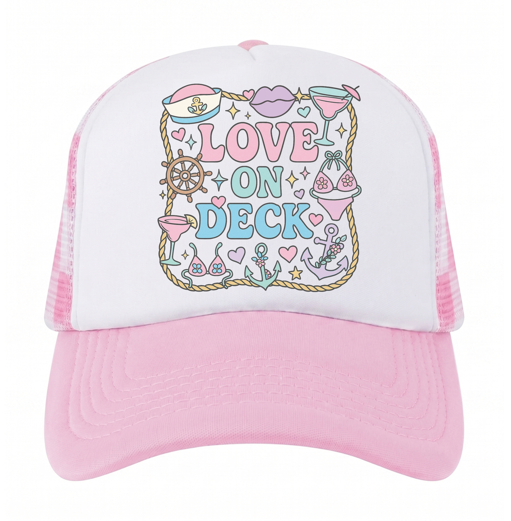 Nautical Summer Trucker Hats