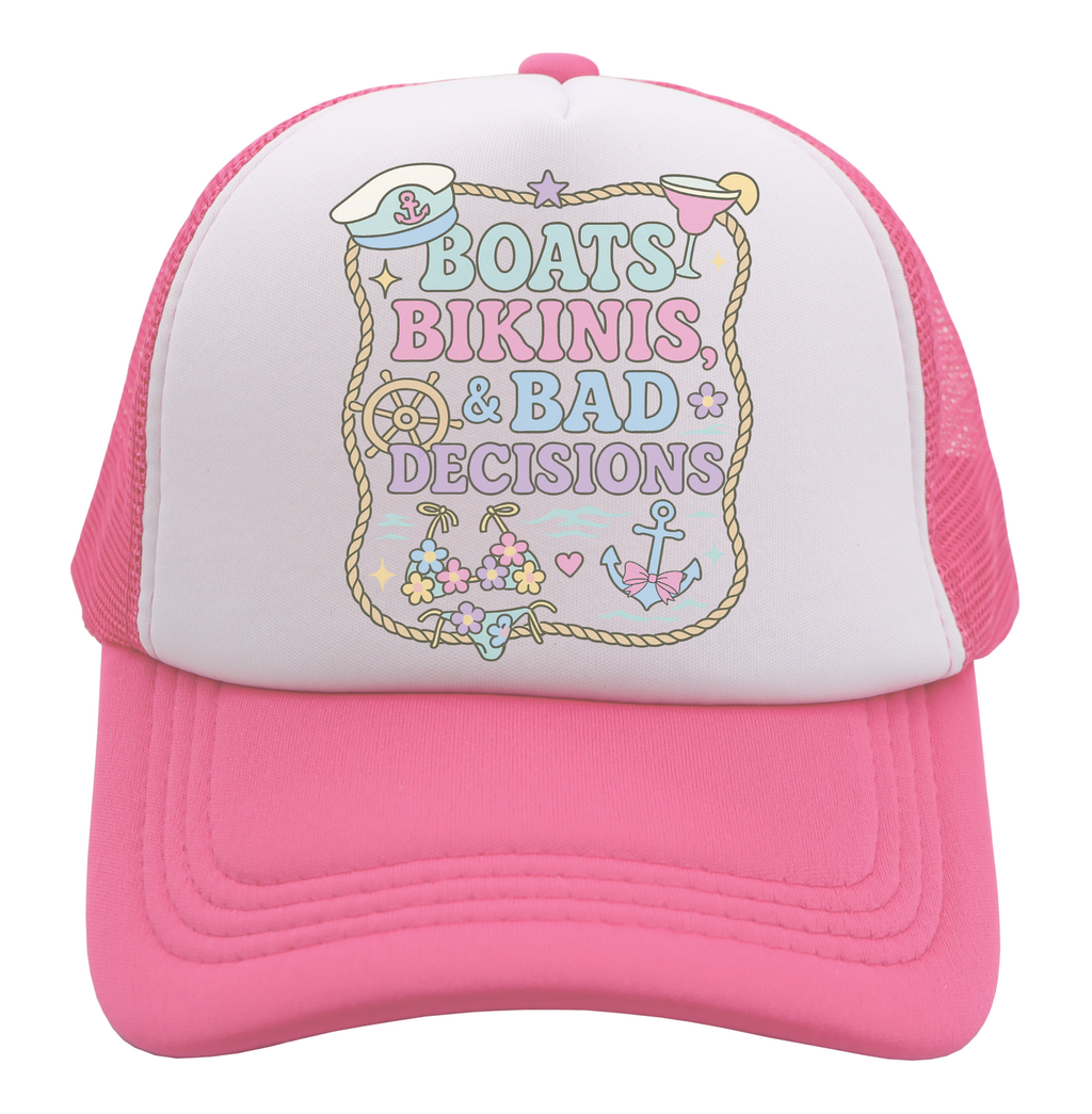 Nautical Summer Trucker Hats