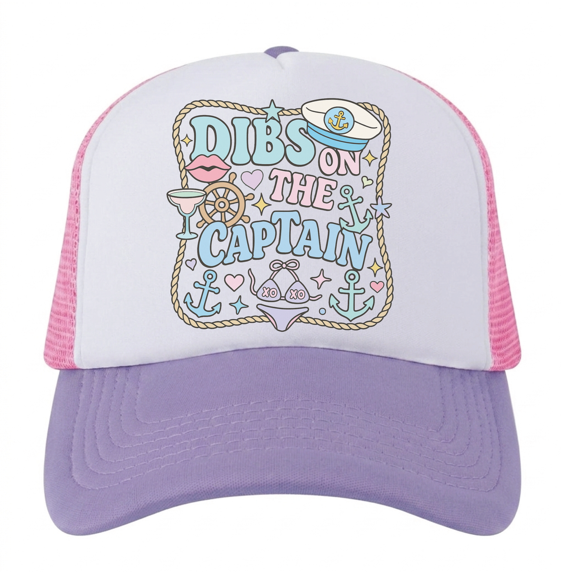 Nautical Summer Trucker Hats