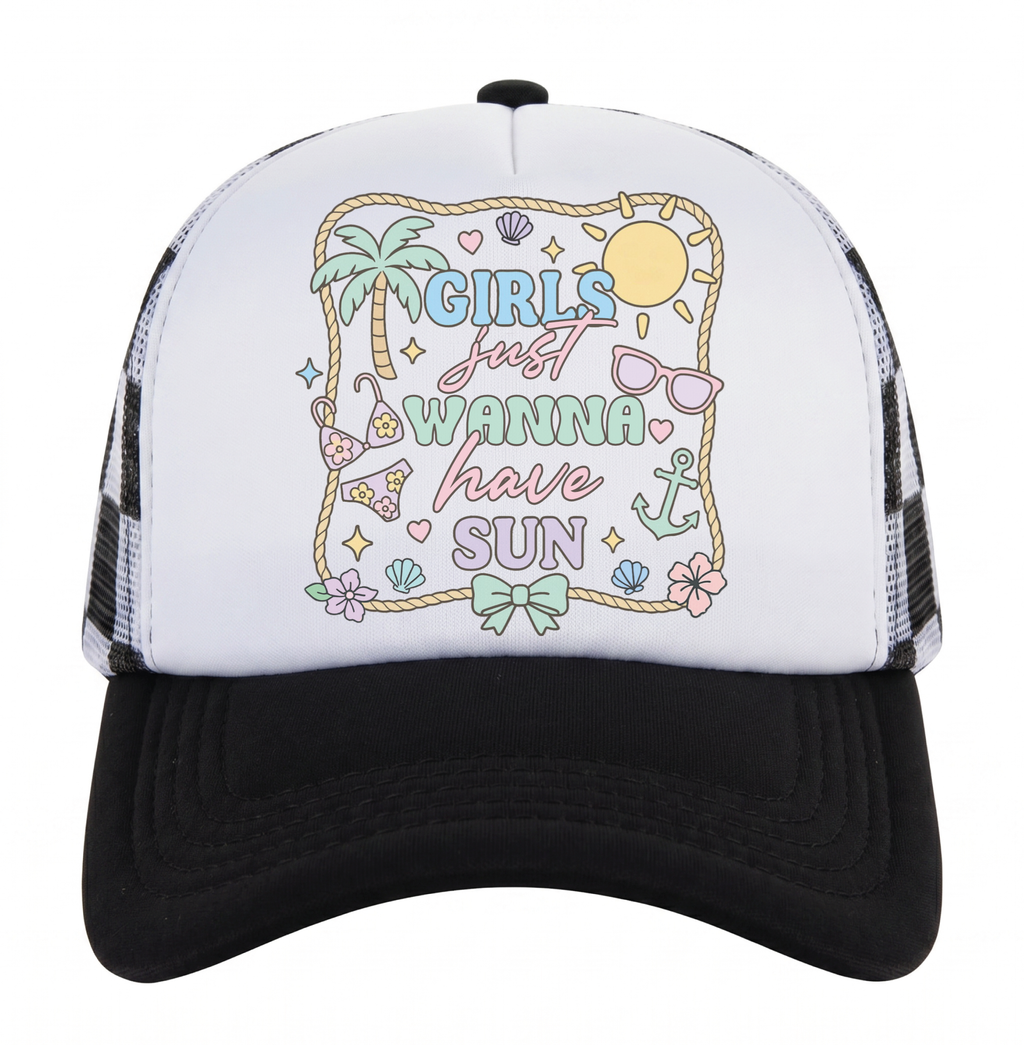 Nautical Summer Trucker Hats