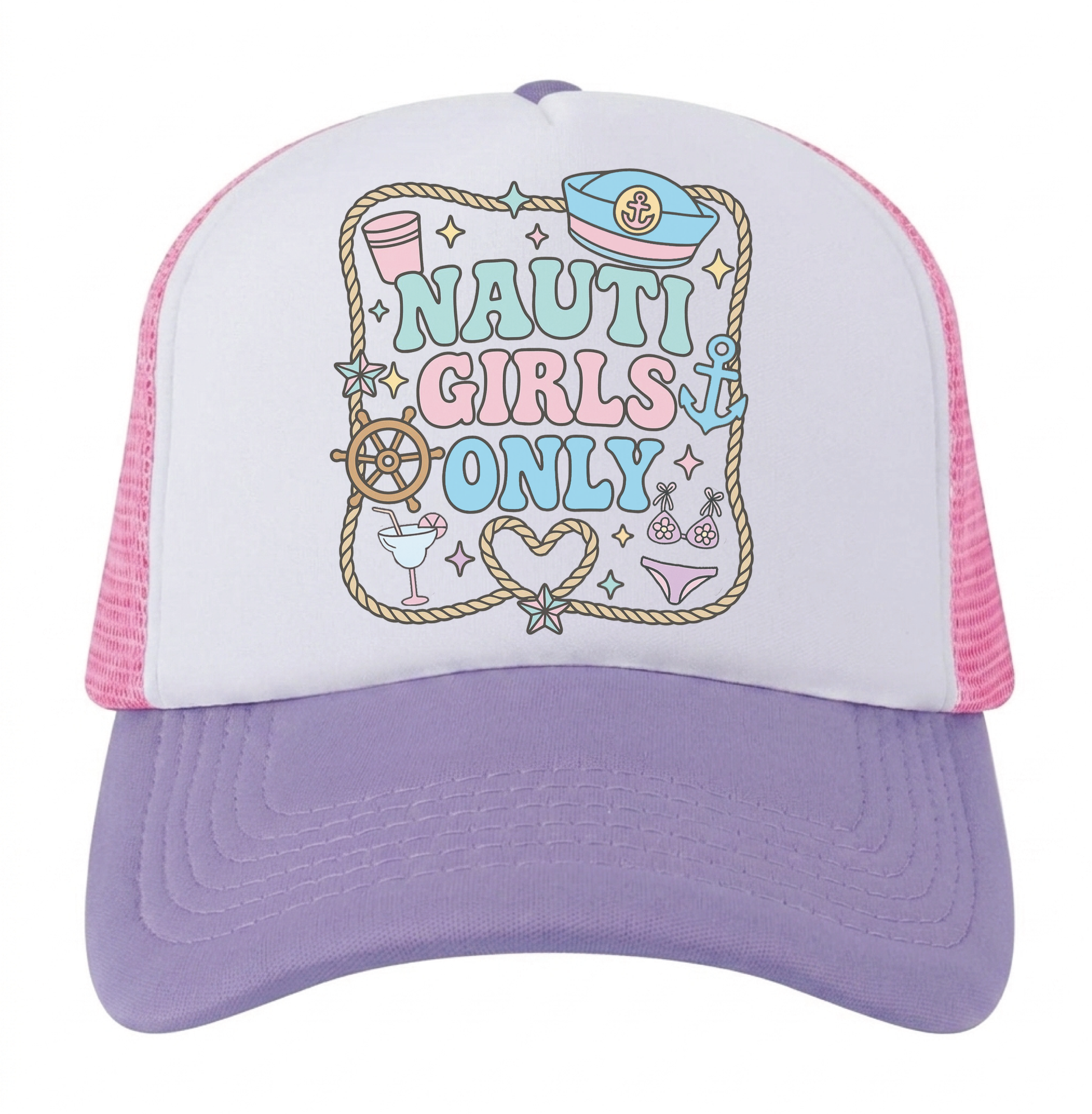Nautical Summer Trucker Hats