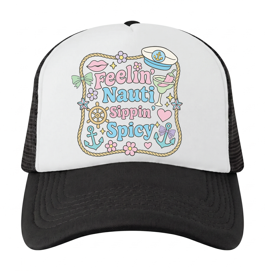 Nautical Summer Trucker Hats