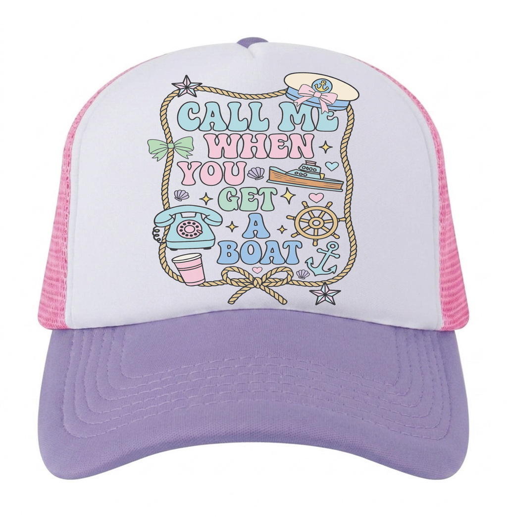 Nautical Summer Trucker Hats