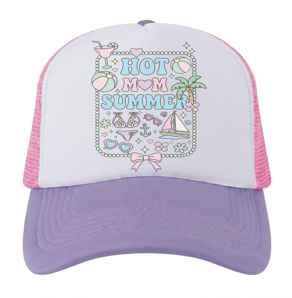Nautical Summer Trucker Hats