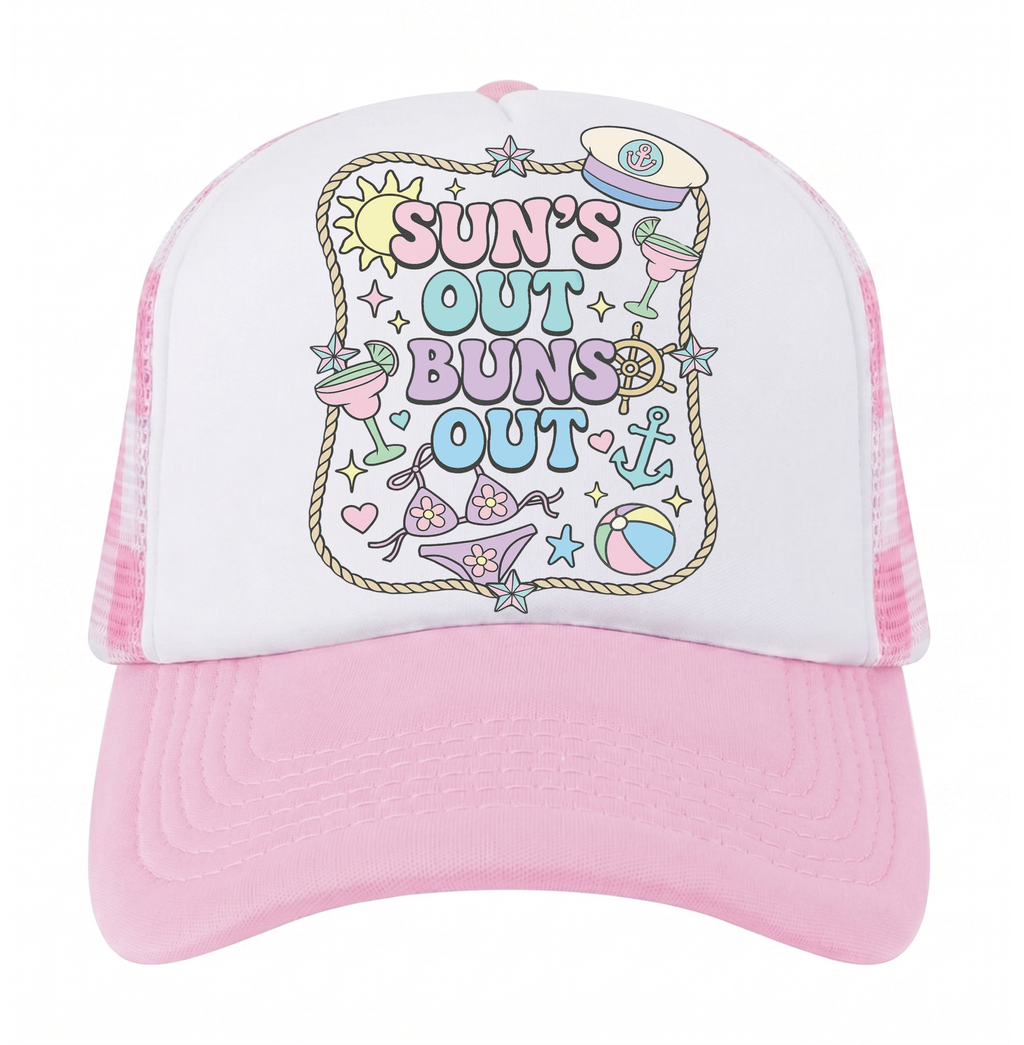 Nautical Summer Trucker Hats