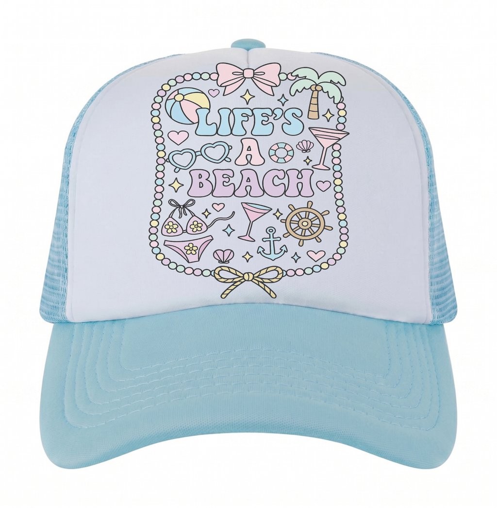 Nautical Summer Trucker Hats
