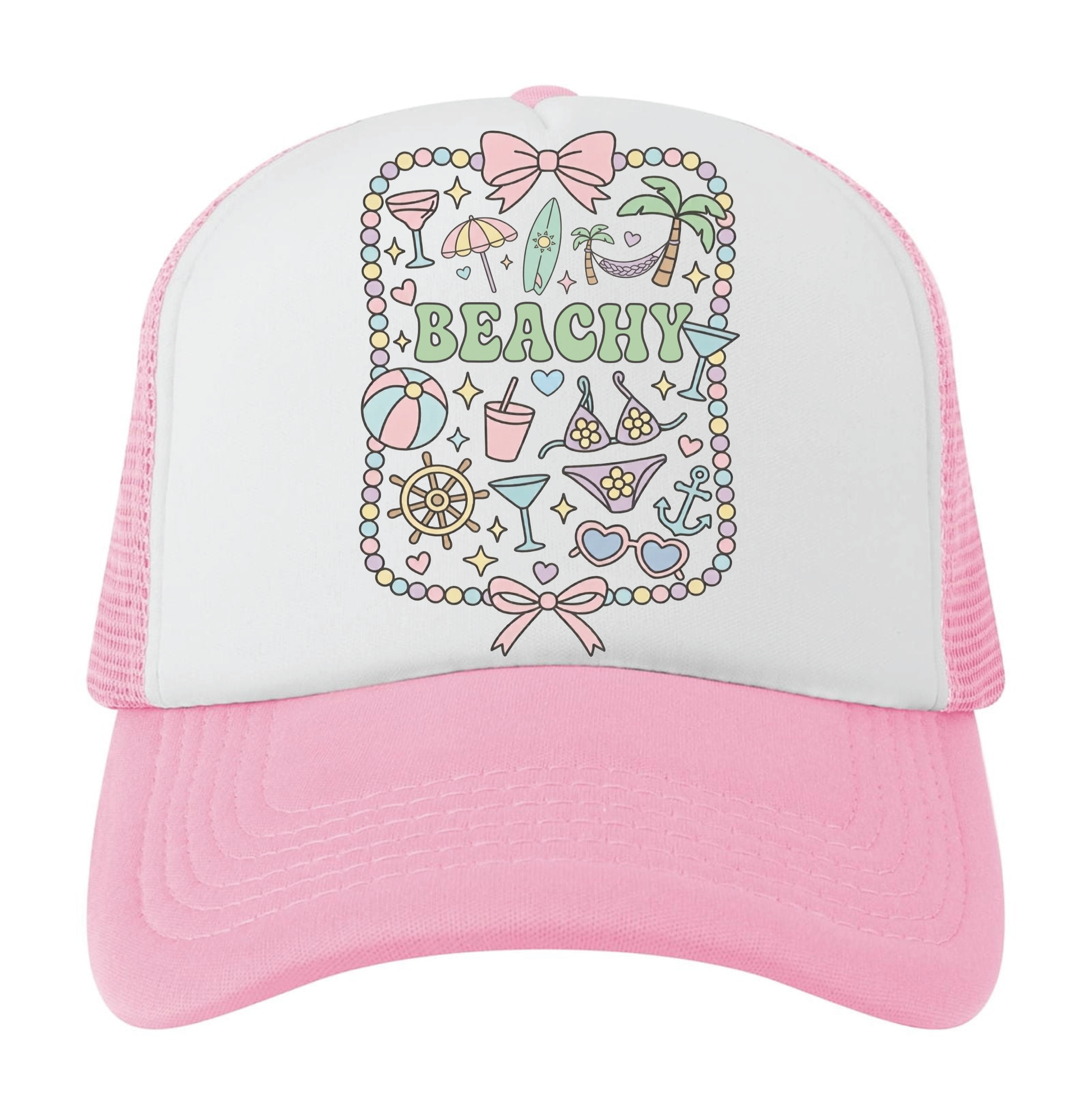 Nautical Summer Trucker Hats