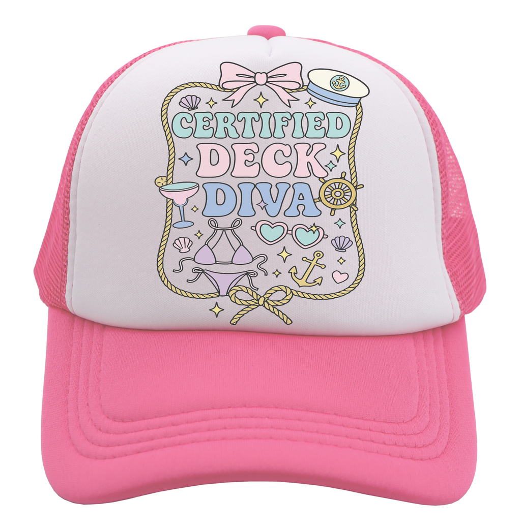 Nautical Summer Trucker Hats