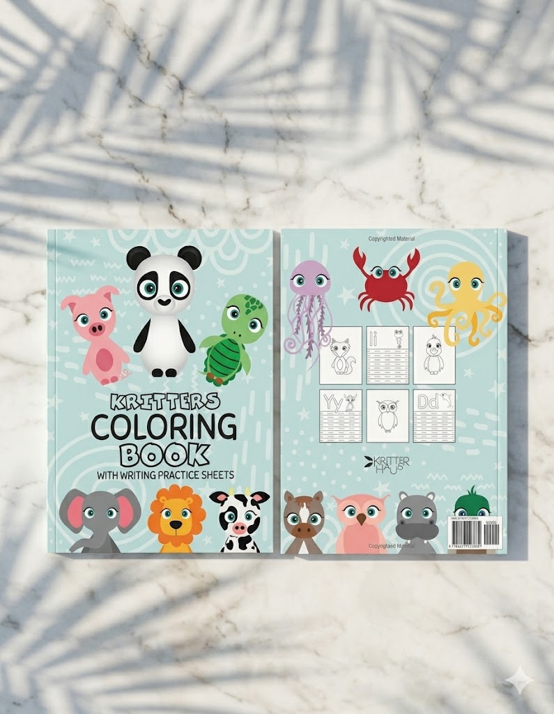 Kritter Haus Coloring and Writing Workbook