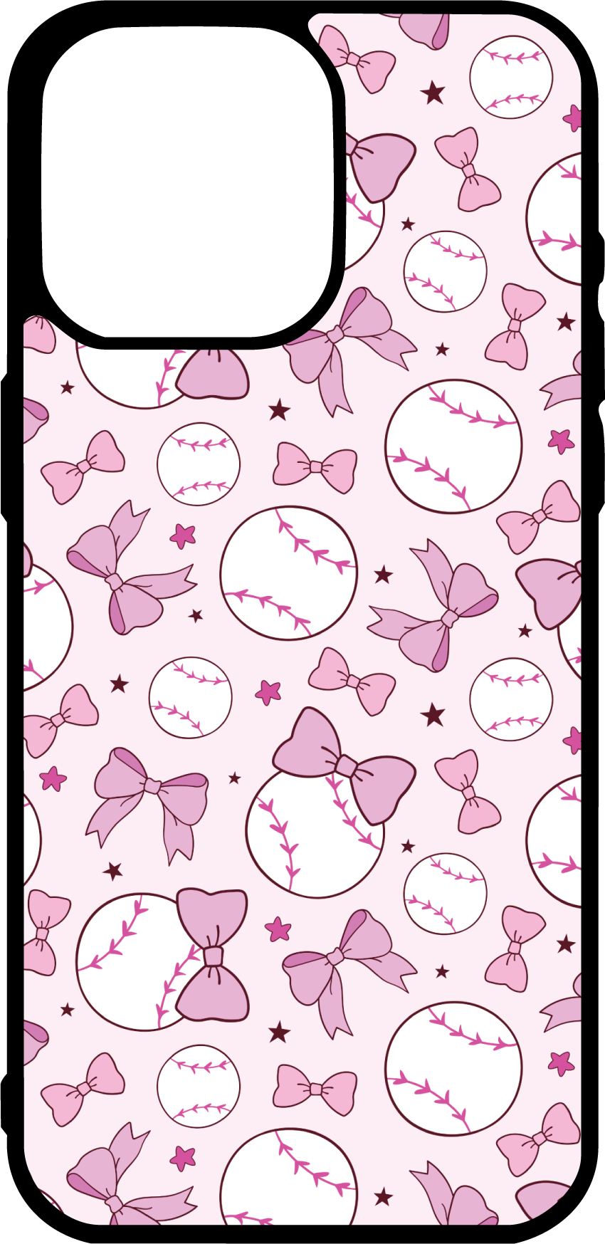 Coquette Baseball Phone Cases