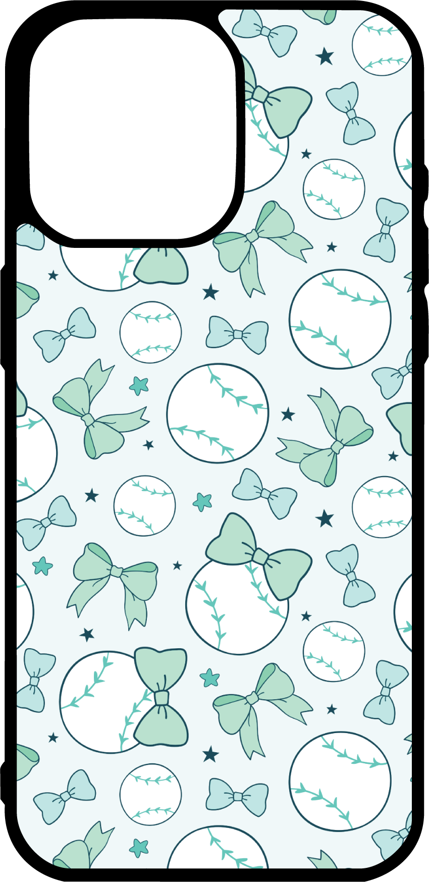 Coquette Baseball Phone Cases