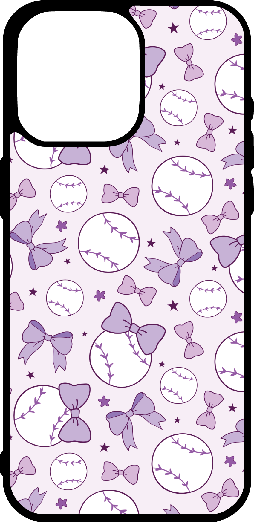 Coquette Baseball Phone Cases