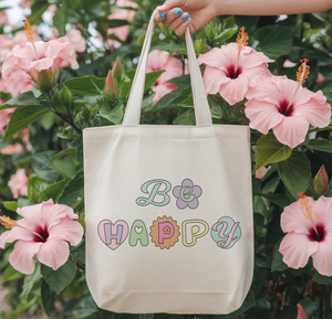 Be Happy Tote Bag