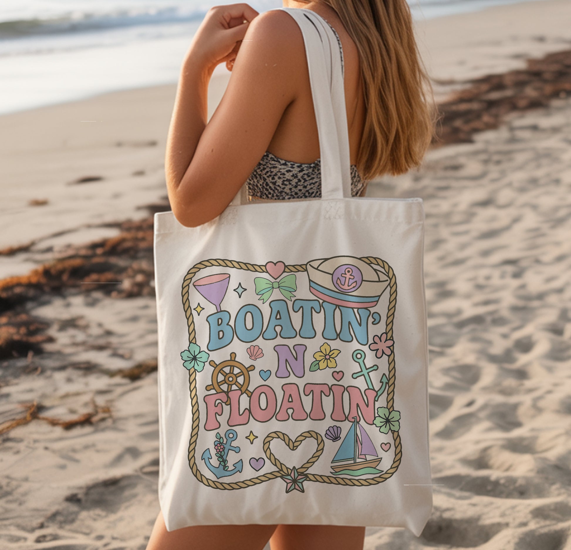 Nauti Tote Bags