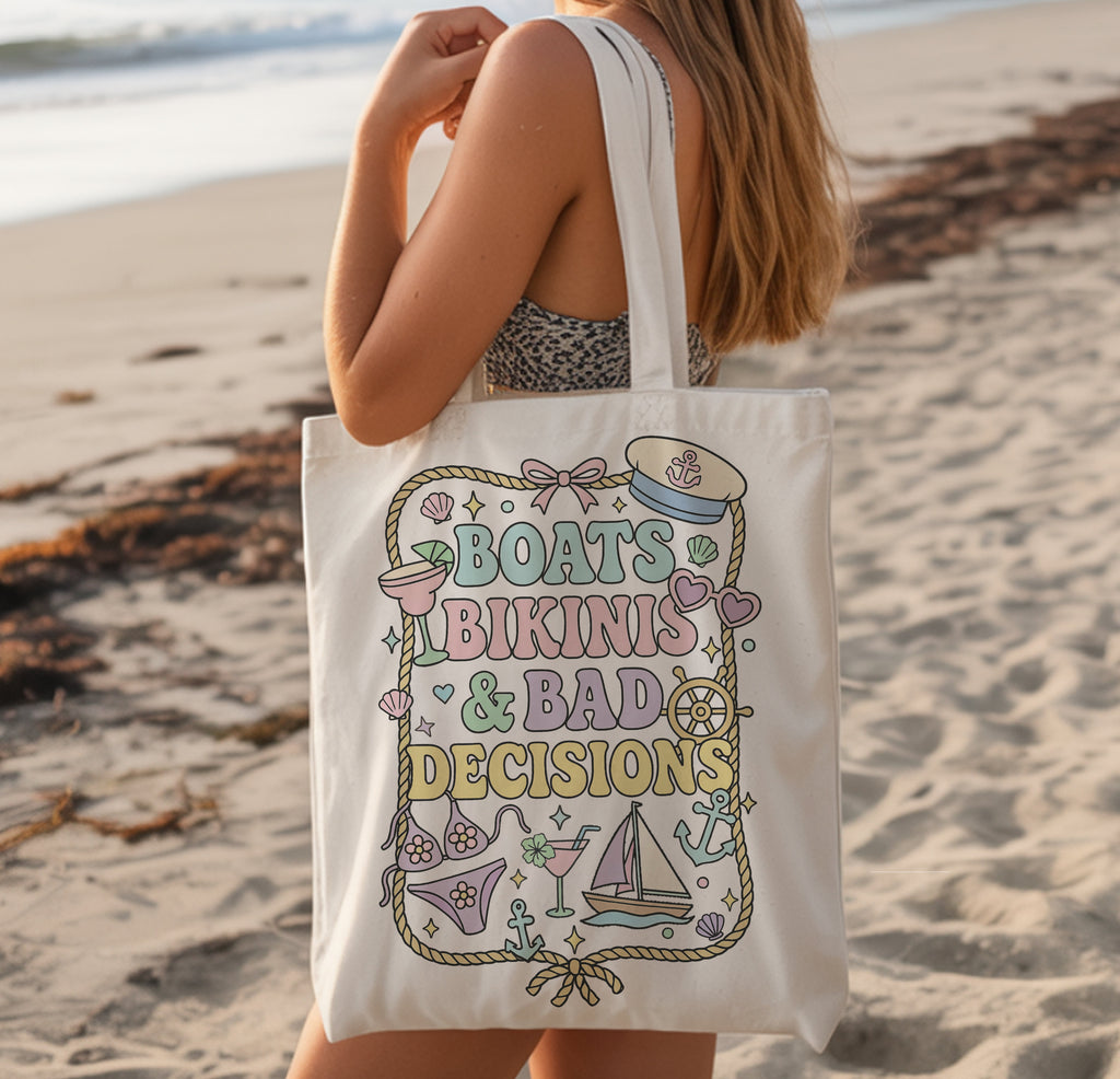 Nauti Tote Bags