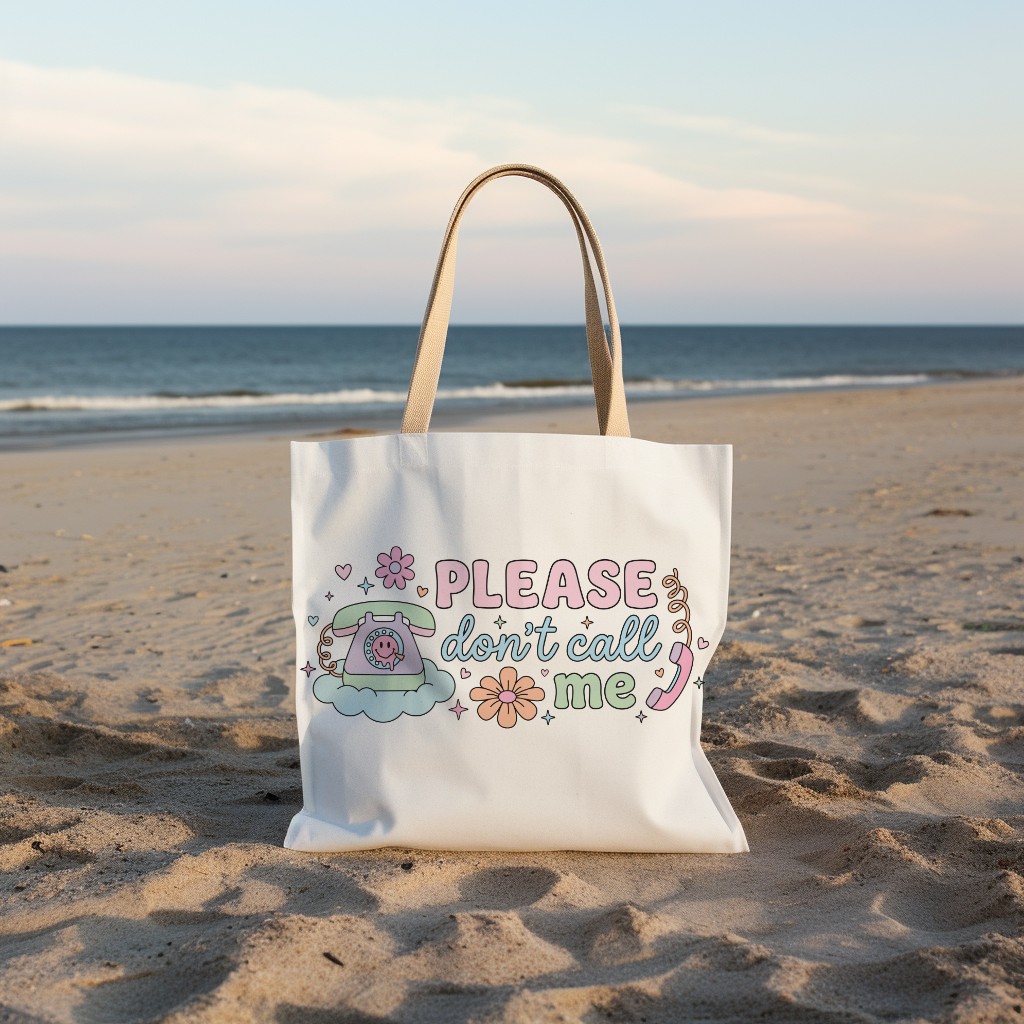 Please Don't Call Me Tote Bag