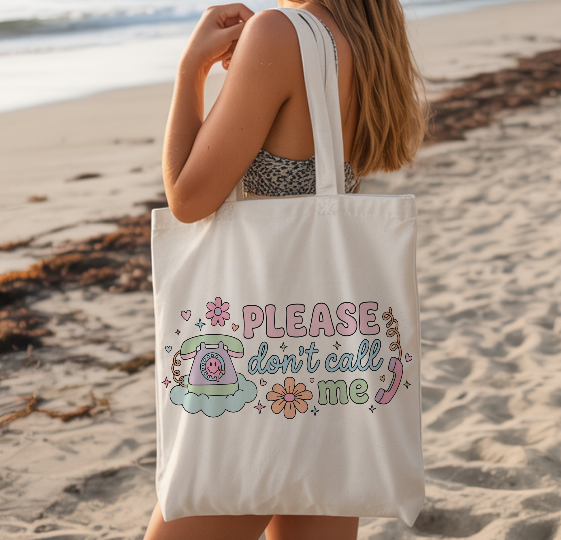 Please Don't Call Me Tote Bag