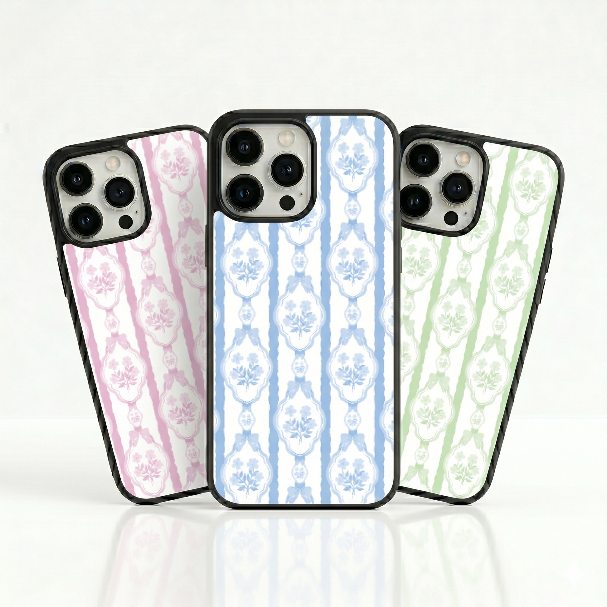 Coquette GrandMillennial Floral Phone Cases- Mag Safe
