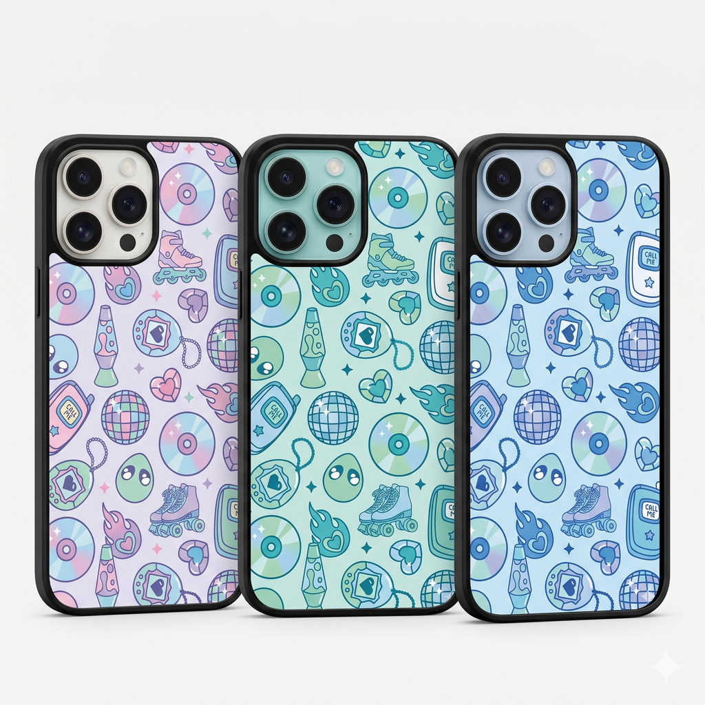 Groovy Y2k Alien Phone Cases- Mag Safe