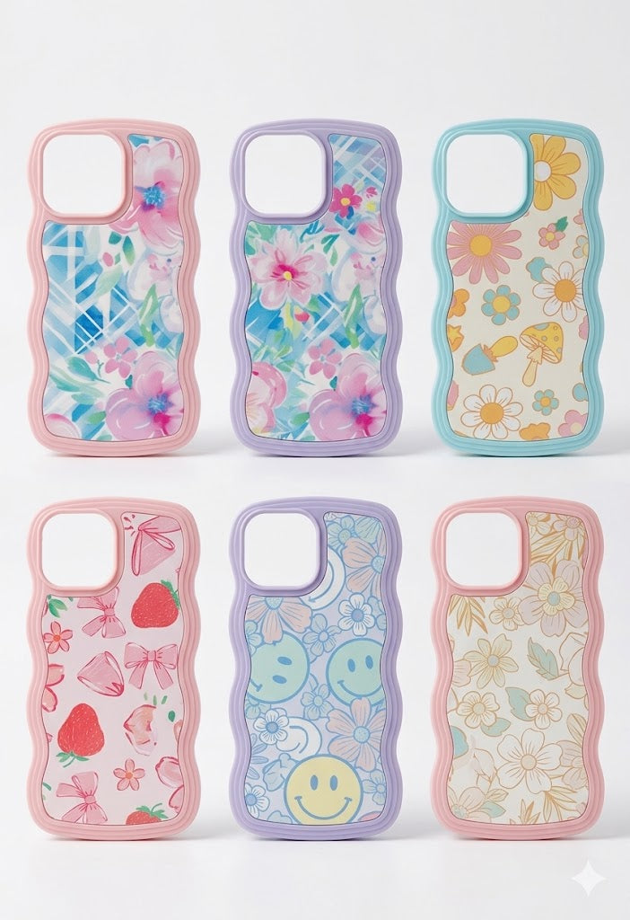 Pastel Wavy iPhone Case