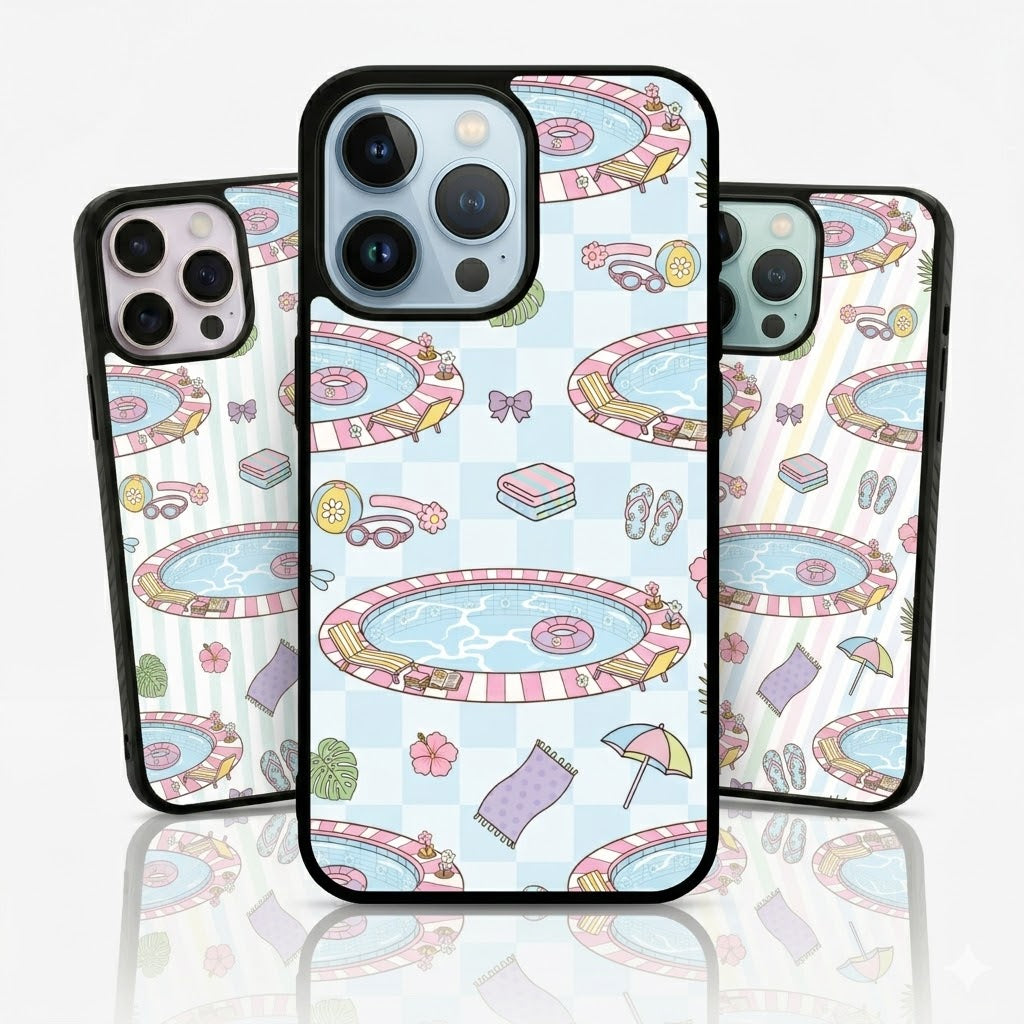 Summer Pool Girly Phone Cases- Mag Safe