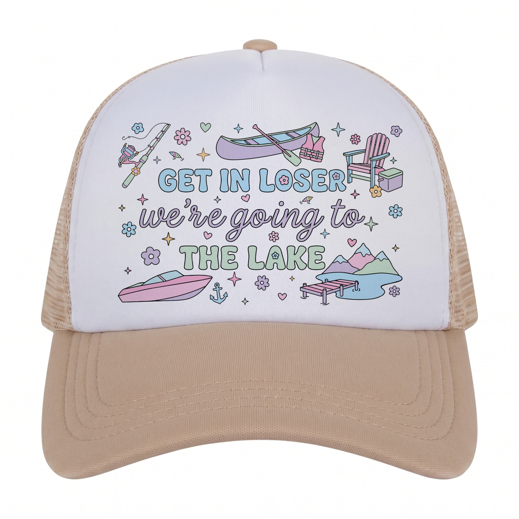 Going To The Lake Trucker Hat