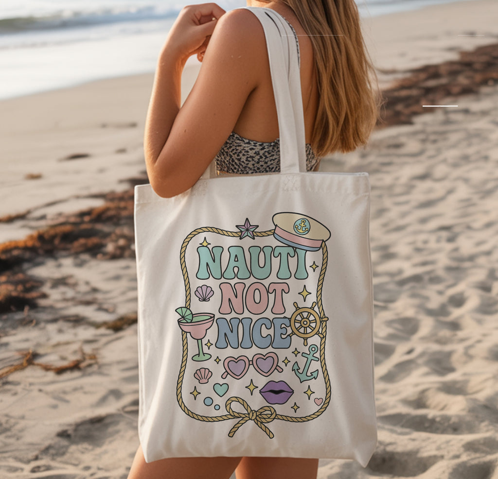 Nauti Tote Bags
